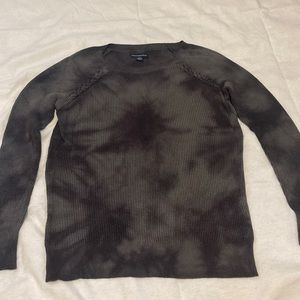 Green/Black Tye Dye American Eagle Sweater Size Small